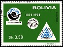 Bolivia 1974 Prenfil UPU SB. 3.50 Multicolor. Subida por SONYSAR